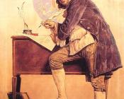 诺曼 洛克威尔 : Ben Franklin's Sesquicentennial